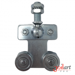 Viseći rotirajući nosač za šinu sa točkićima