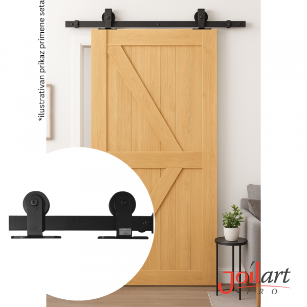Set za klizna Ambar vrata (barn door)1