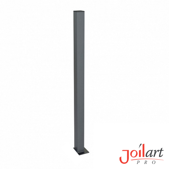 Početni stub cink plastificiran antracit 1200mm1