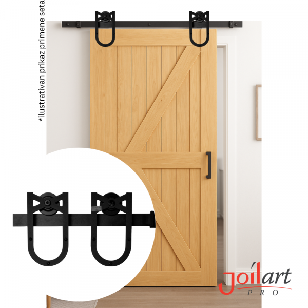 Set za klizna Ambar vrata (barn door)1