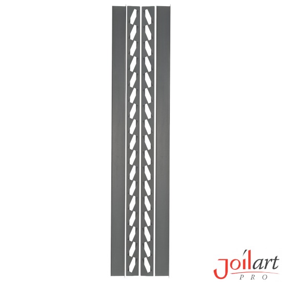 SET 1200mm Žaluzina L nosači ZN plastificirani antracit1
