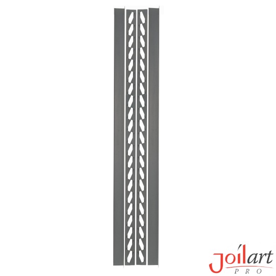 SET 1500mm Žaluzina L nosači ZN plastificirani antracit1