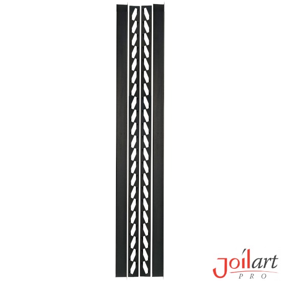 SET 1500mm Žaluzina L nosači plastificirani crna mat1