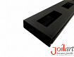SET 1500mm Ravni L nosači ZN plastificirani antracit2 SET 1500mm Ravni L nosači ZN plastificirani antracit2